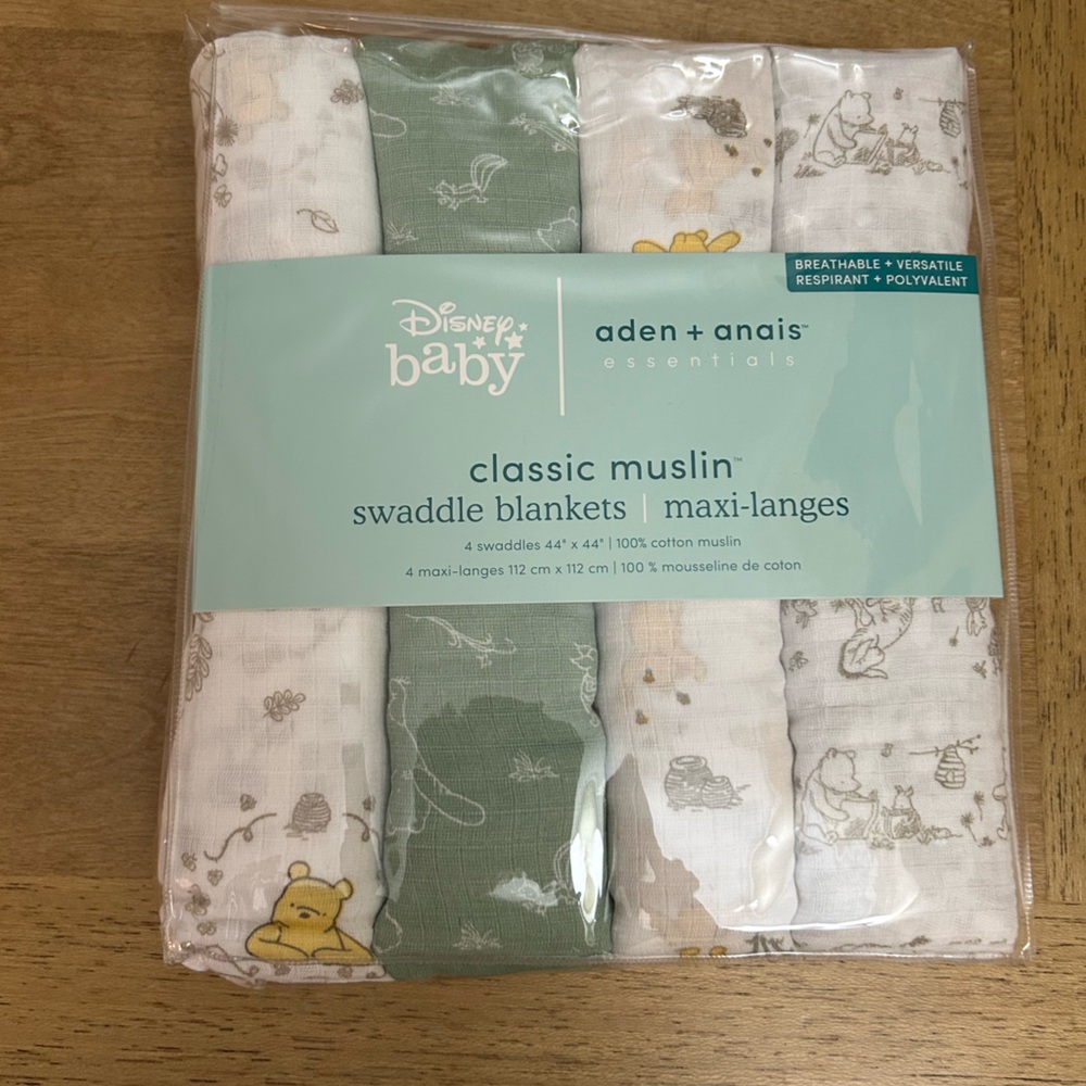 BRAND NEW ADEN AND ANIS MUSLIN SWADDLES